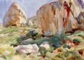 Der Simplon Große Felsenlandschaft John Singer Sargent